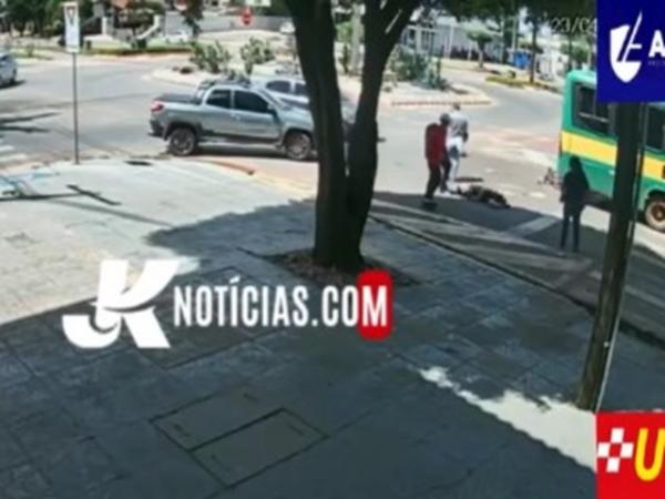 Sorriso: Adolescente &eacute; atropelado e tem perna esmagada por &ocirc;nibus escolar, na Blumenau com Brescansin