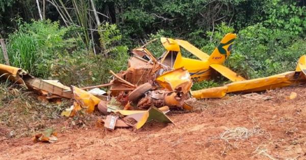 Piloto morre após avião agrícola cair em fazenda