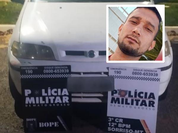 Sorriso: PM apreende carro usado em homic&iacute;dio de jovem, que morreu com cerca de 10 tiros, no S&atilde;o Jos&eacute;