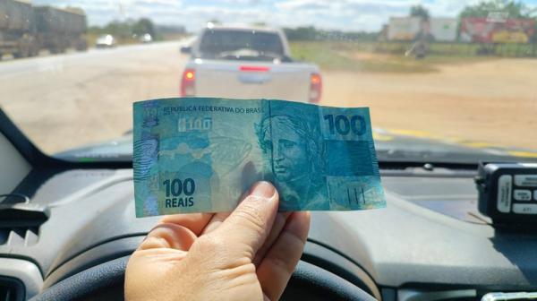 Sorriso: Homem &eacute; preso por corrup&ccedil;&atilde;o ap&oacute;s oferecer R$ 100 reais para PRF para n&atilde;o levar multa na BR-163