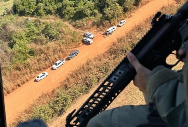 Mais de 40 policiais e Ciopaer de Sorriso participaram de Opera&ccedil;&atilde;o que deixou dois bandidos mortos
