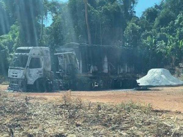 Nova Mutum: Caminhoneiro morre eletrocutado ap&oacute;s ca&ccedil;amba atingir fia&ccedil;&atilde;o de alta tens&atilde;o em fazenda