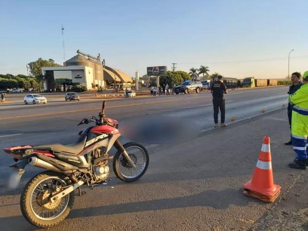 Sorriso: Motociclista morre em grave acidente entre moto e carreta na BR-163