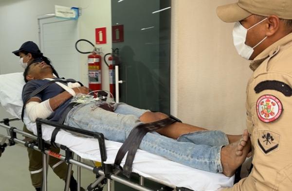 Sorriso: Trabalhador fica ferido ap&oacute;s cair de andaime de quase 4 metros