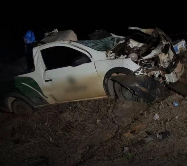 Sorriso: Identificado homem que morreu em grave acidente entre Saveiro e ônibus na BR-163