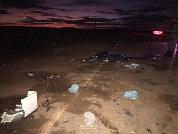  É identificada vítima de 14 anos morta após atropelamento de caminhão na MT 455, entre Sorriso e Lucas.