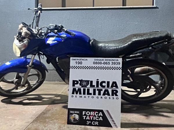 Sorriso: FT recupera moto roubada no S&atilde;o Jos&eacute;