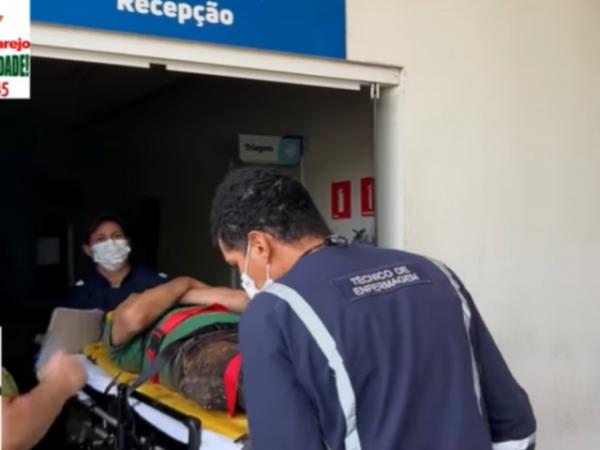 Sorriso: Trabalhador &eacute; socorrido ap&oacute;s cair de andaime durante em obra