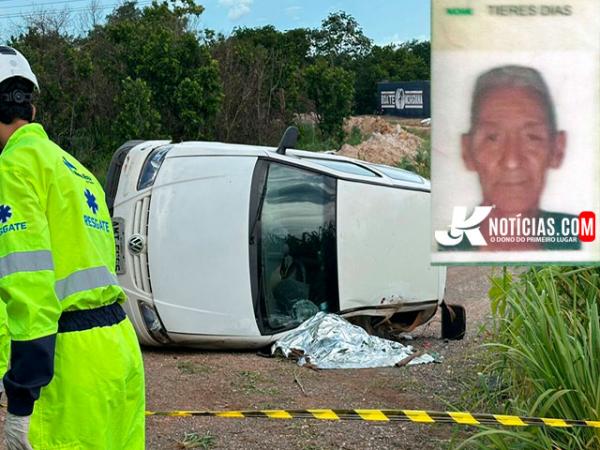 Sorriso: Identificado idoso que morreu em acidente na BR-163