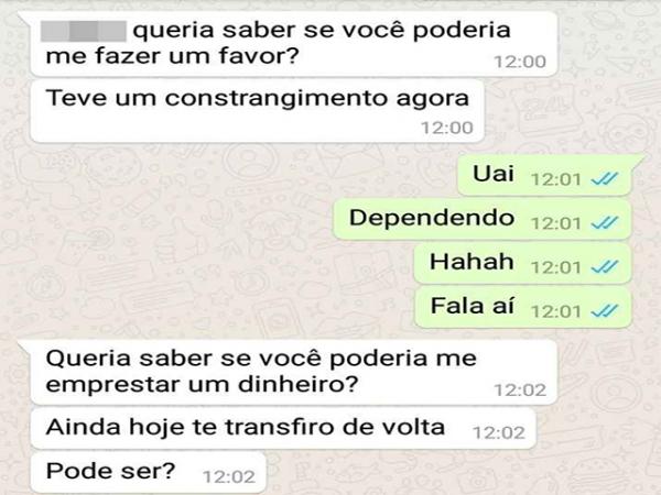 Trivelato: Homem clica em link recebido pelo Zap, perde conta e bandidos pedem dinheiro