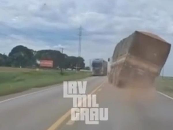 Ipiranga do Norte: Caminhoneiro bêbado é preso pela FT após ser flagrado em "zigue-zague" na MT-484