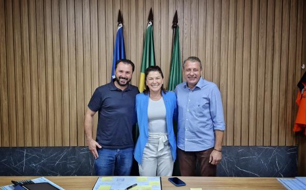 Di&aacute;logo e desenvolvimento: suplente do Senado visita Prefeitura de Sorriso