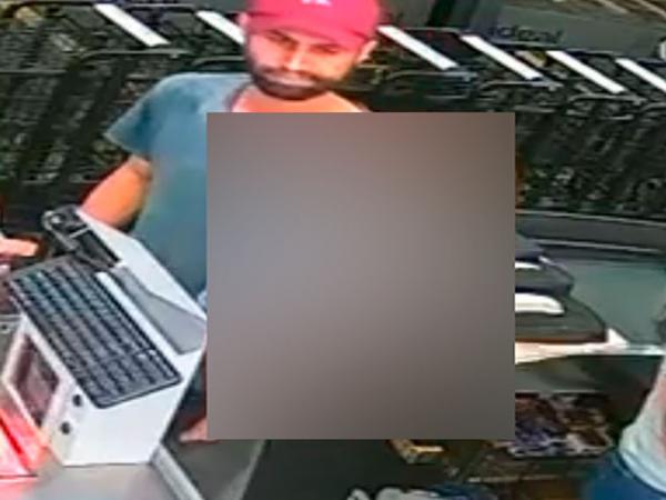 Sorriso: Homem, com criança no colo, é flagrado furtando uísque e colocando na cueca