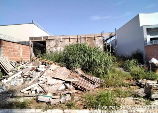 Sorriso: NIF notifica 118 terrenos e d&aacute; 15 dias para limpeza; multa pode ultrapassar R$ 6 mil