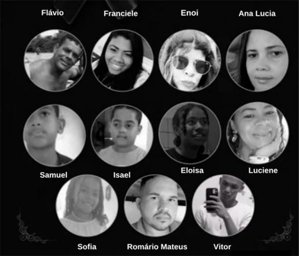 11 pessoas da mesma família morrem em acidente entre van e caminhão
