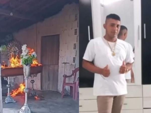 Bandidos invadem velório de faccionado, que morreu em confronto com a PM, e incendeiam corpo na frente da família