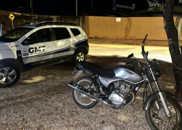 Sorriso: GM recupera moto furtada durante patrulhamento na Palmares