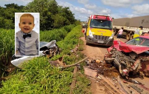 Criança morre após colisão entre carros e carreta na BR-163 em Sorriso