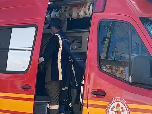 Sorriso: Mulher é socorrida pelos bombeiros após ser estuprada por homem armado com faca, no Santa Maria