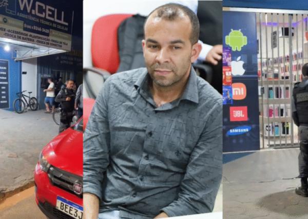 Sinop: Alvo de opera&ccedil;&atilde;o contra o jogo do bicho &eacute; morto a tiros em loja de celulares; 03 foram presos entre Ipiranga e Lucas