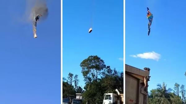 8 pessoas morrem em queda de balão; 3 morreram abraçadas