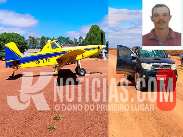 Avi&atilde;o, que viria para Sorriso, bate em Hilux e homem morre em Porto dos Ga&uacute;chos