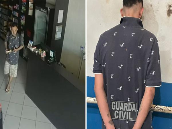Lucas: Ladr&atilde;o &eacute; preso por arrombar e furtar loja; tinha sa&iacute;do da cadeia em Sorriso um dia antes