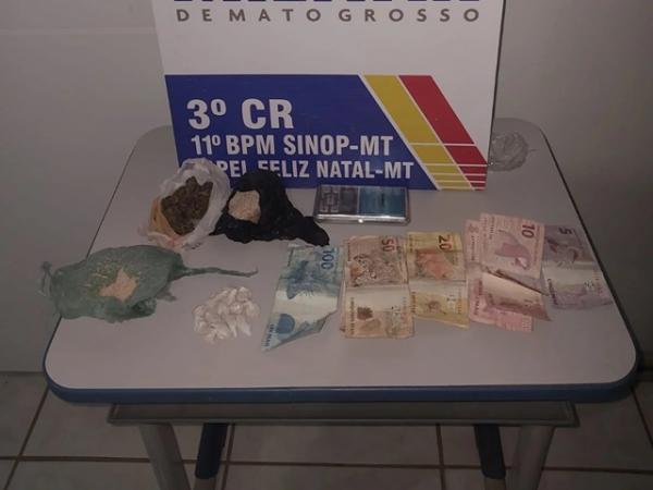 Feliz Natal: Homem &eacute; preso pela PM com coca&iacute;na, pasta base e maconha escondidas em ferro-velho