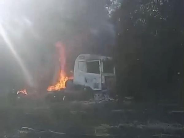 MT: Maquin&aacute;rios, caminh&otilde;es e barracos, foram destru&iacute;dos na regi&atilde;o do garimpo em Pontes e Lacerda, ap&oacute;s opera&ccedil;&atilde;o do IBAMA