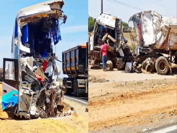 Rio Novo informa que 39 pessoas receberam alta e 7 ainda continuam internada; acidente entre &ocirc;nibus e carreta na BR-163 matou 11 pessoas