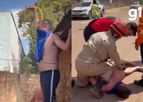Sinop: vizinho ajuda a apagar incêndio em casa de idosos e é preso por desacato a bombeiros