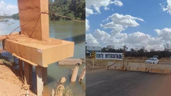 Ponte interditada com "risco de colapso", gera cobran&ccedil;a na C&acirc;mara de Vereadores