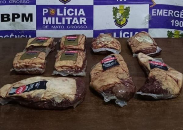 MT: Homem &eacute; preso por furtar 7 pe&ccedil;as de picanha em mercado