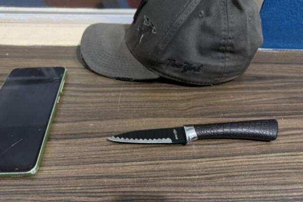 Lucas: Homem &eacute; detido pela GCM ap&oacute;s amea&ccedil;ar com faca vizinhos; "vou chamar a fac&ccedil;&atilde;o"