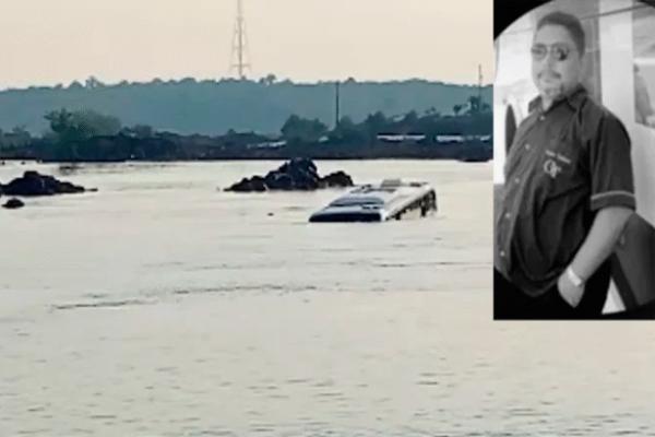 &Ocirc;nibus que saiu de Sorriso com destino ao Maranh&atilde;o cai no Rio Tocantins ao entrar em balsa; Motorista morreu