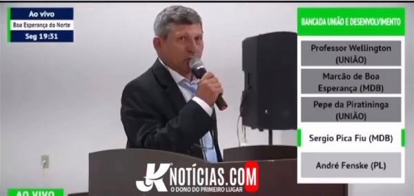 Boa Esperan&ccedil;a do Norte: S&eacute;rgio Pica Fiu assume como vereador no ligar de Olenil