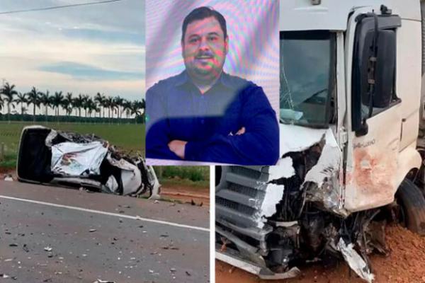 Sorriso: Supervisor da Aprosoja morre em acidente na BR-163 perto da Poranga
