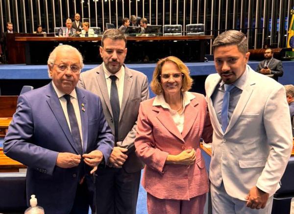 Presidente da C&acirc;mara de Sorriso participa de agenda no Senado e trata de pautas sobre prote&ccedil;&atilde;o &agrave; mulher, cultura, educa&ccedil;&atilde;o e infraestrutura