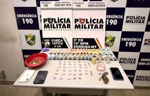 Sorriso: PM prende casal por tr&aacute;fico Copenhagen e resgata duas crian&ccedil;as