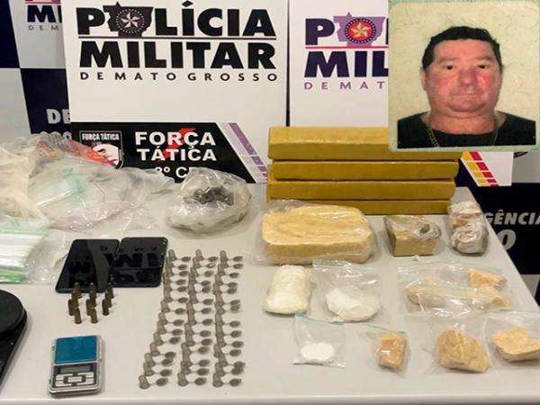 Sorriso: For&ccedil;a T&aacute;tica encontra drogas em cano dentro de casa, prende 2 e um dos presos tem envolvimento na morte de Sidimotos