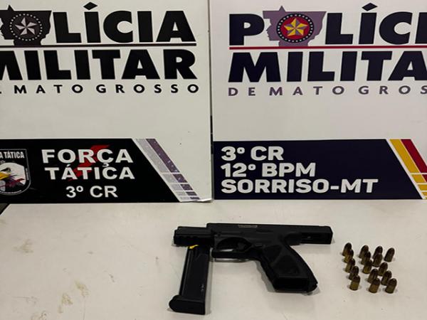 Sorriso: Motorista b&ecirc;bado &eacute; preso pela PM durante Opera&ccedil;&atilde;o Lei Seca; ele tamb&eacute;m estava com uma arma de uso restrito