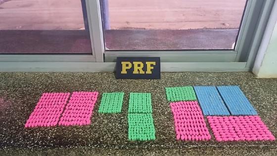 Sorriso: PRF apreende 1 mil comprimidos de ecstasy em &ocirc;nibus na BR-163