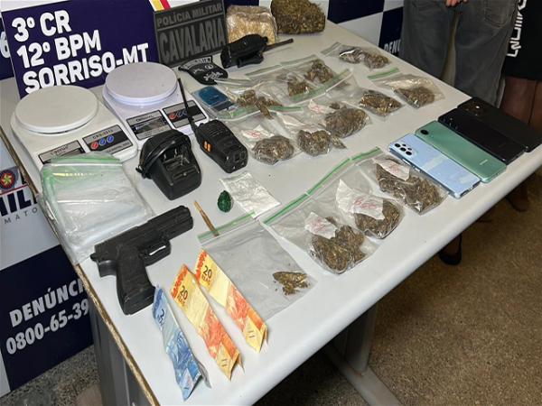 Sorriso: Cavalaria prende traficantes do CV e apreende drogas no S&atilde;o Domingos