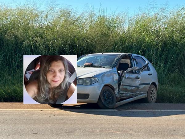 Sorriso: Mulher morre ap&oacute;s acidente entre carro e carreta na BR-163