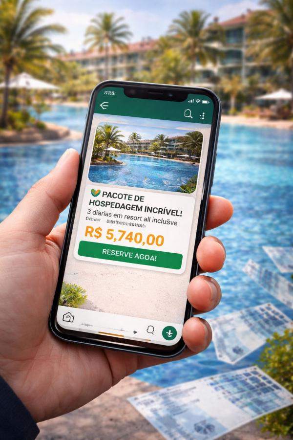 Ipiranga do Norte: Homem perde mais de R$ 5 mil em golpe de pacote de hospedagem em resort