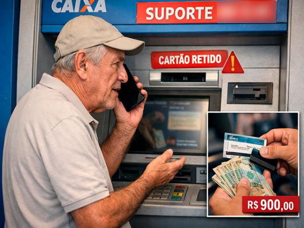 Sorriso: Idoso perde R$ 900 ap&oacute;s caixa eletr&ocirc;nico "engolir" seu cart&atilde;o