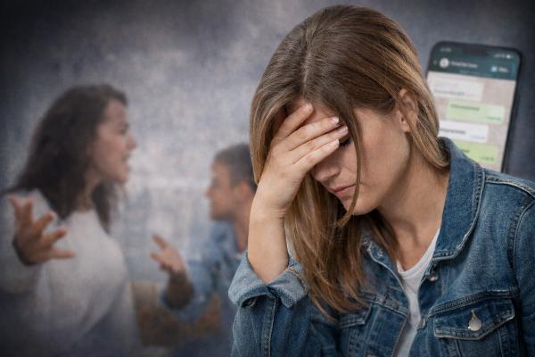 Itanhang&aacute;: Mulher denuncia ataques ap&oacute;s ser chamada de "vagabunda" em grupo familiar pela ex do ex-patr&atilde;o