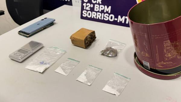 Sorriso: Pedreiro &eacute; preso por fazer "bico" de tr&aacute;fico de drogas para pagar faculdade da esposa