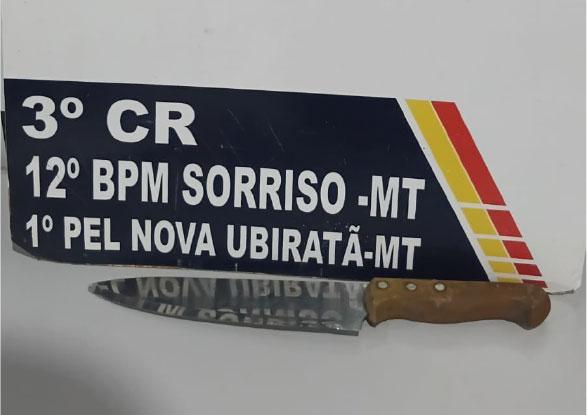 Nova Ubirat&atilde;: Preso, que fugiu da PM, foi preso por amea&ccedil;ar homem com faca
