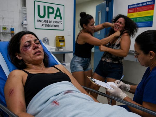 Sorriso: Mulher &eacute; espancada por amiga ap&oacute;s ser chamada para beber na casa da agressora e vai parar na UPA